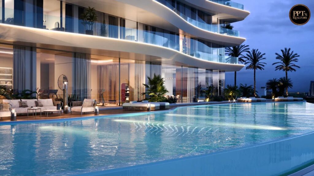Ultra luxury apartments in Delhi NCR with resort style pool and modern architecture