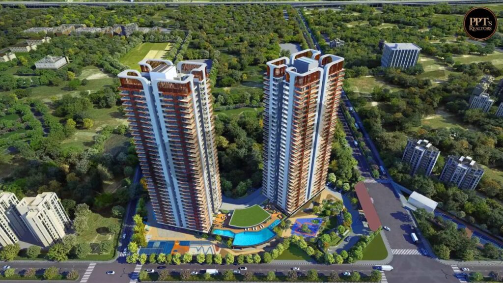 Low density luxury residential project layout of HCBS Twin Horizon Sector 102 Gurgaon